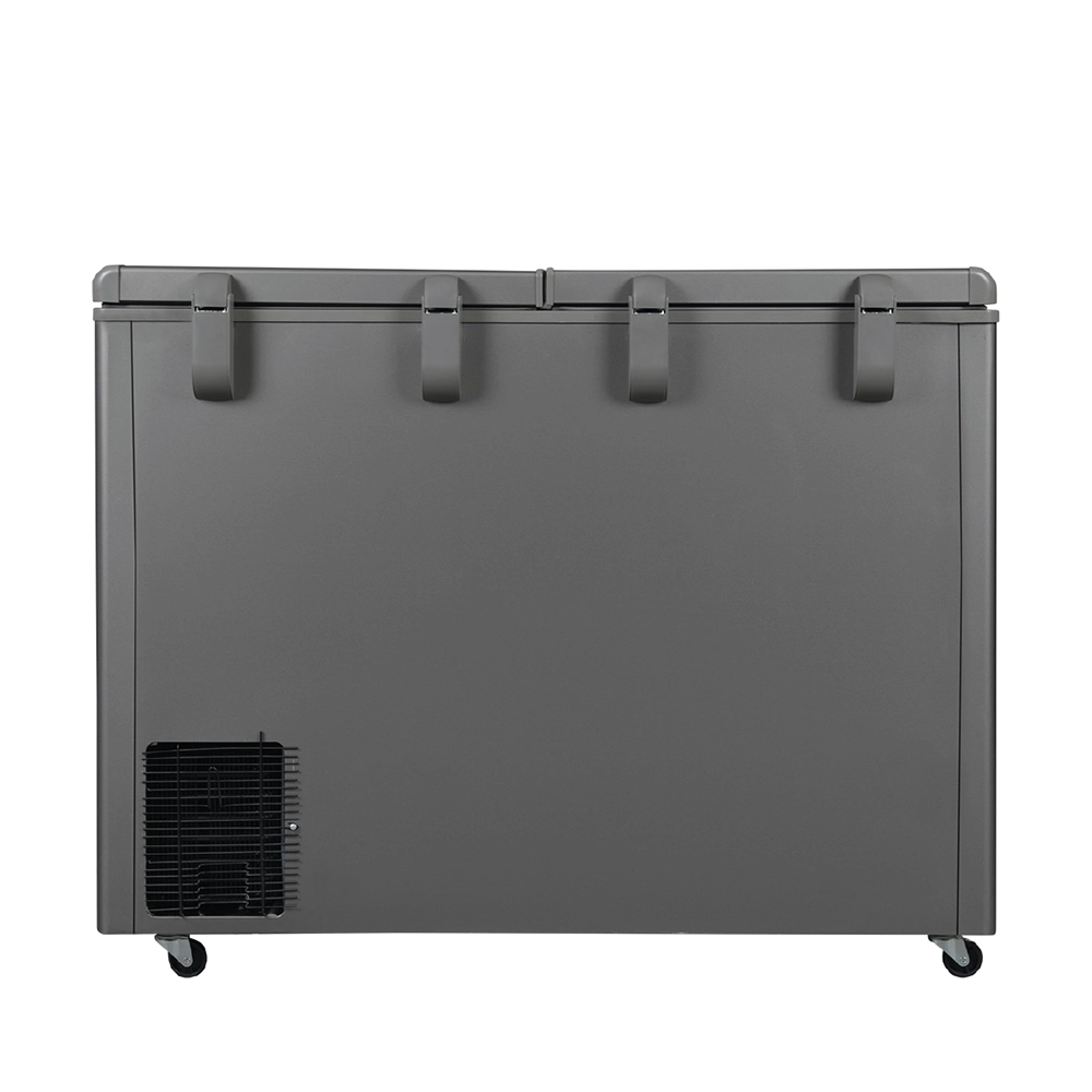 Haier Deep Freezer 335L Hard Top Convertible Double Door (Titanium)